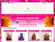 Tablet Screenshot of floristeriaspaola.com